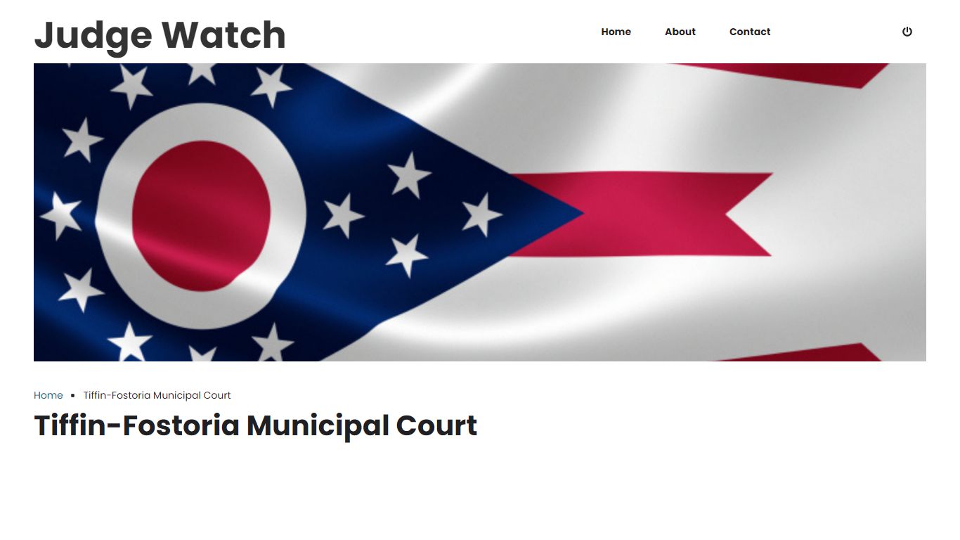 Tiffin-Fostoria Municipal Court | Judge Watch